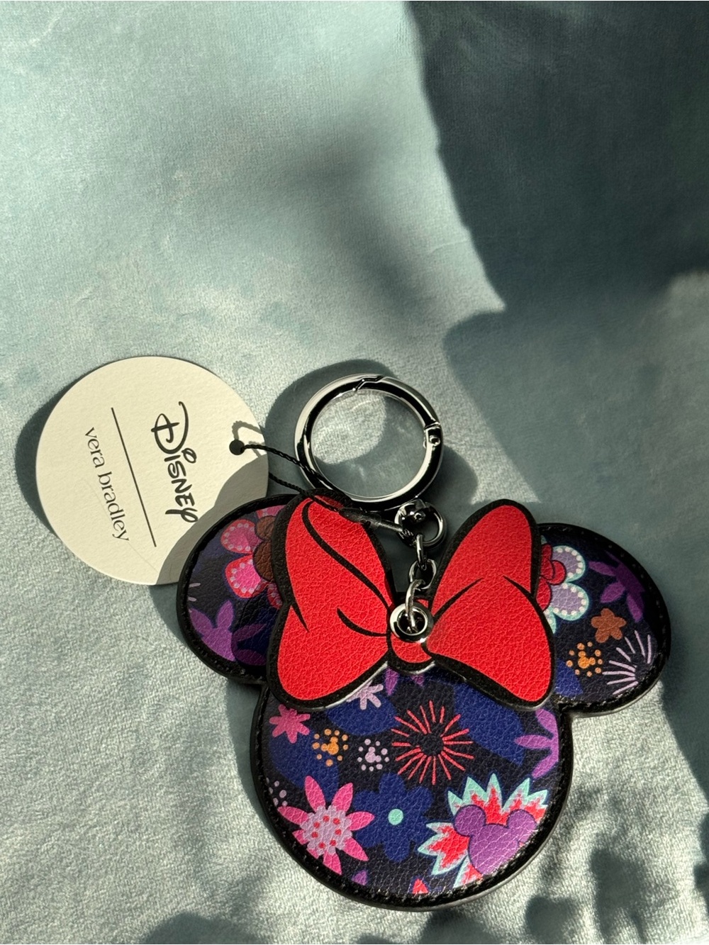 NWT Vera Bradley X Disney Minnie Mouse Bag Charm